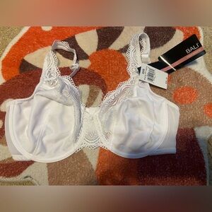 Bali White Lace Underwire Bra